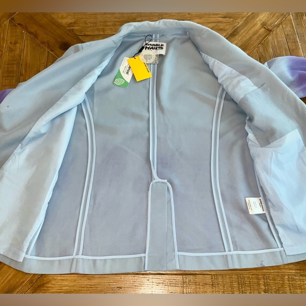 Bobblehaus UO Exclusive Ombré Tencel Twill Blazer - nwt - size large - unique - Picture 8 of 16